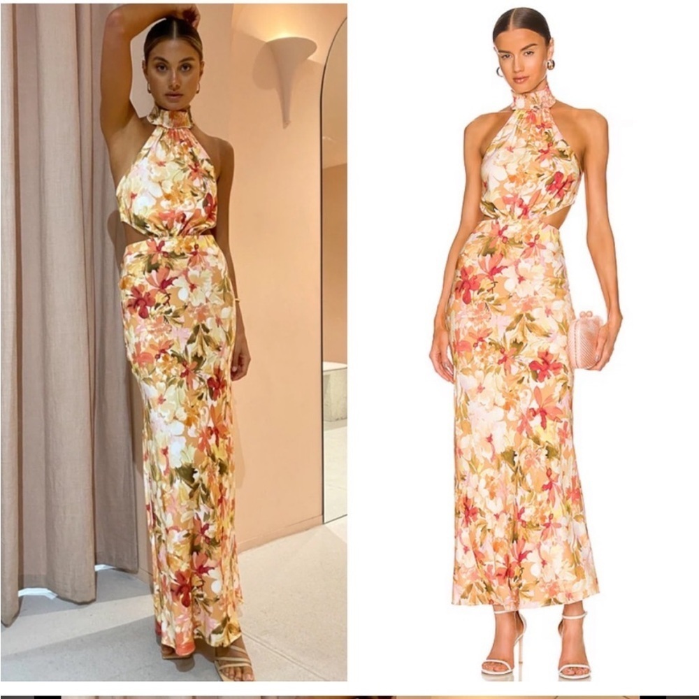 Significant Other Lapis Dress in Watercolor Floral